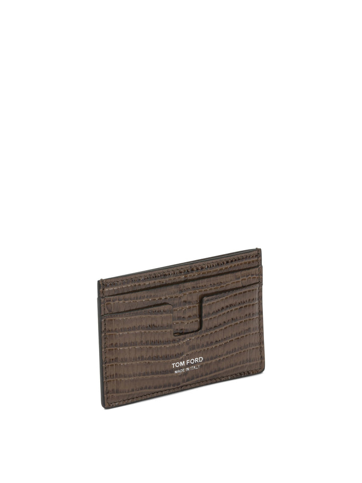 Tom Ford Tejus T Line Wallets & Card holders - Brown | d1eb0eb9cc9efc018839b39267dd57f2265fb62a