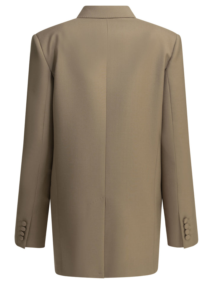 Valentino Mohair Blazer Jackets and Coats - Beige | 16c5ec0e2215a2f8504ad70a0b18cfec7f2bde70