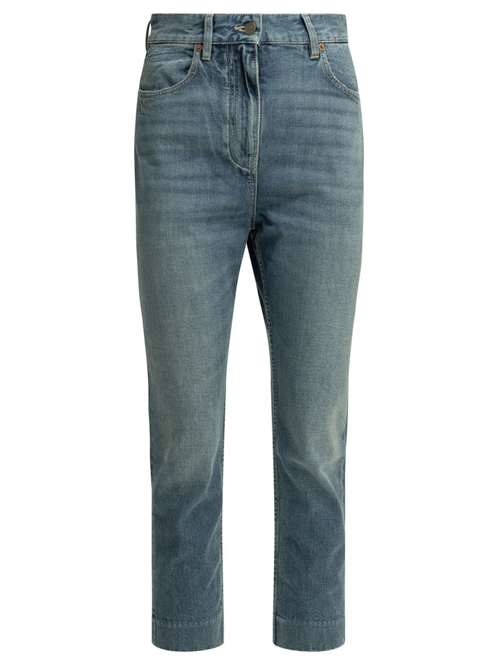 Valentino Straight-Leg Jeans - Light blue | feed9869faa7c4fc69790888389dd888bcd964d0