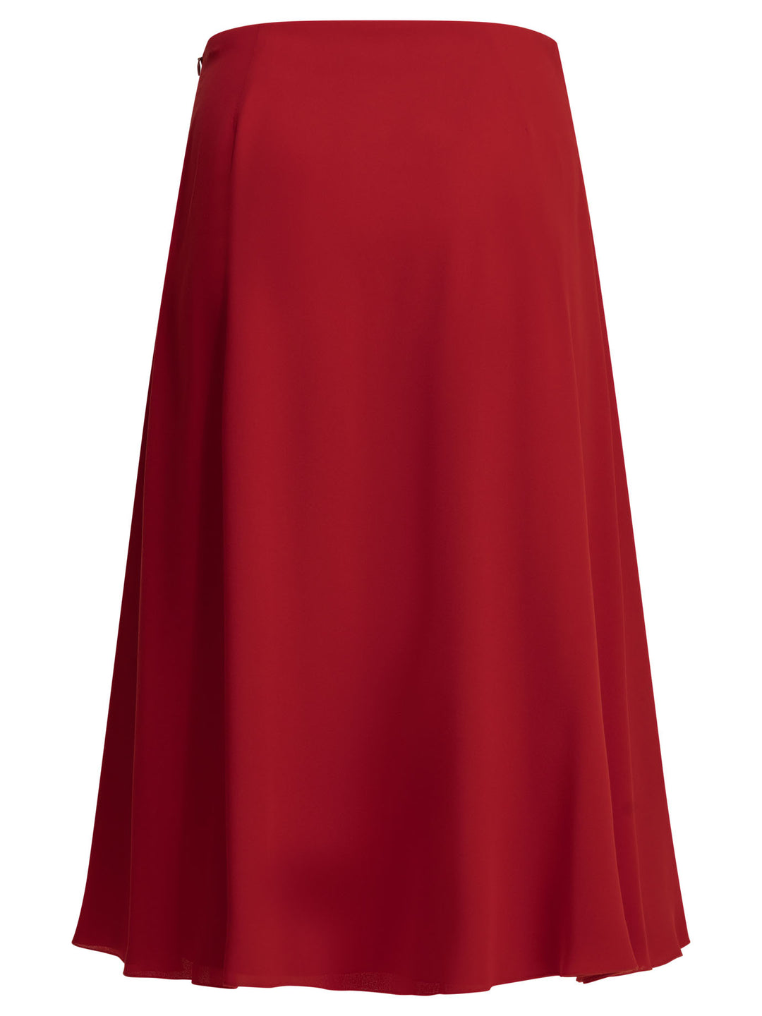 Valentino Flared Midi Skirt In Silk Skirts - Red | 797fca67bd7dc1f762abdca3c87620babe89def5