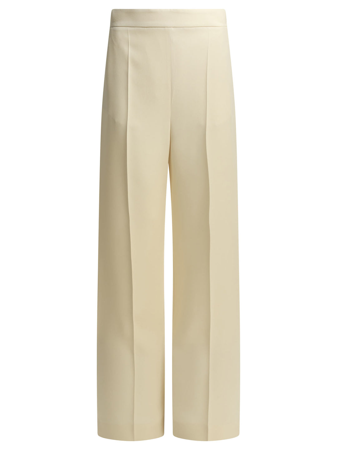 Valentino Silk Tailored Pants Trousers - White | 094602b854f6250d7f0d91d444e810fd96365de5