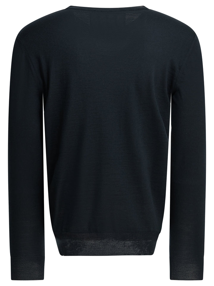 Valentino Vlogo Signature Knitwear - Blue | ce9a25d554a8c0e0c31186114ed6da40027f9085