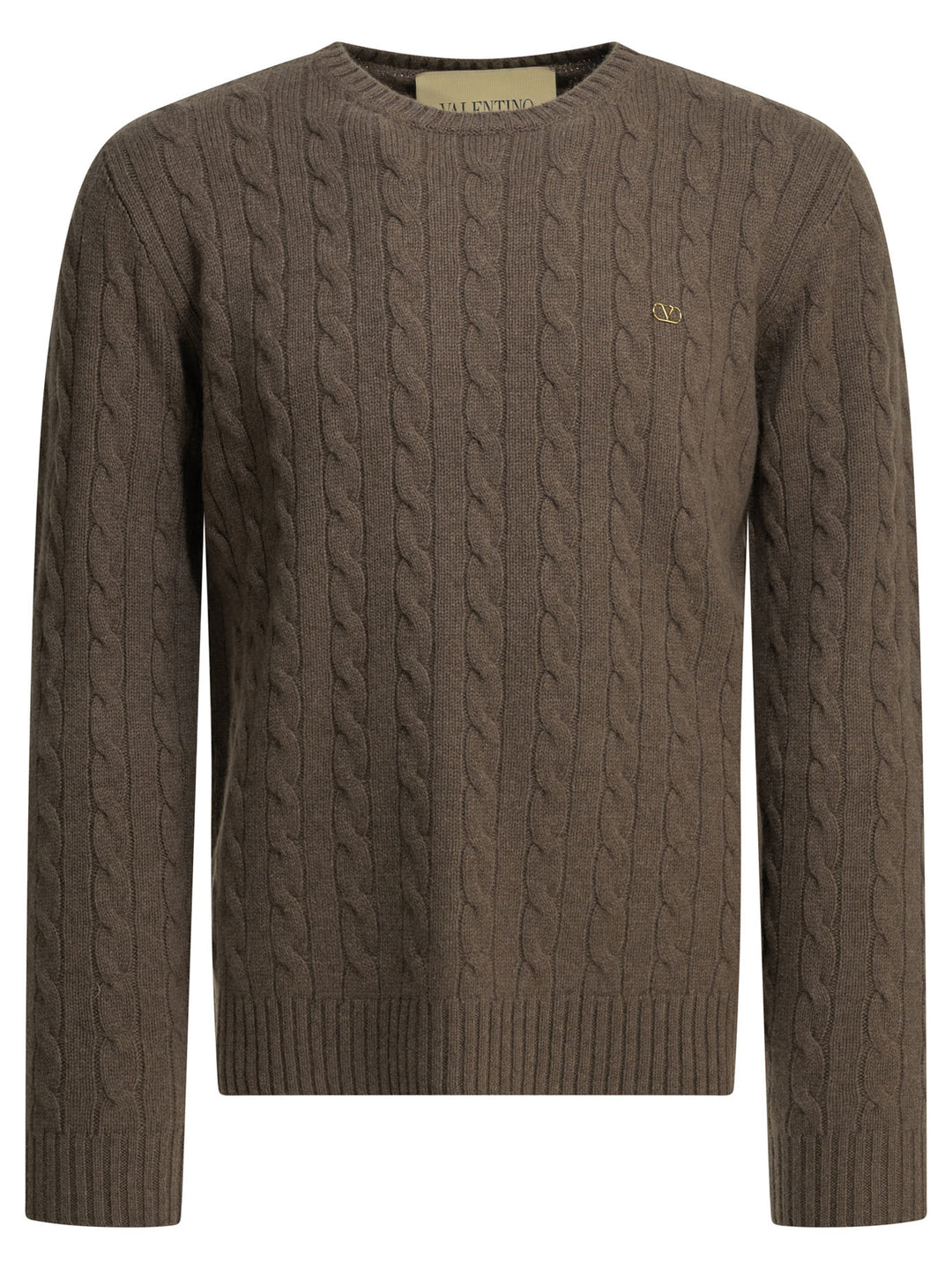 Valentino Vlogo Knitwear - Brown | e1a958b19cf96229a59092ad6afec6786068f6b1