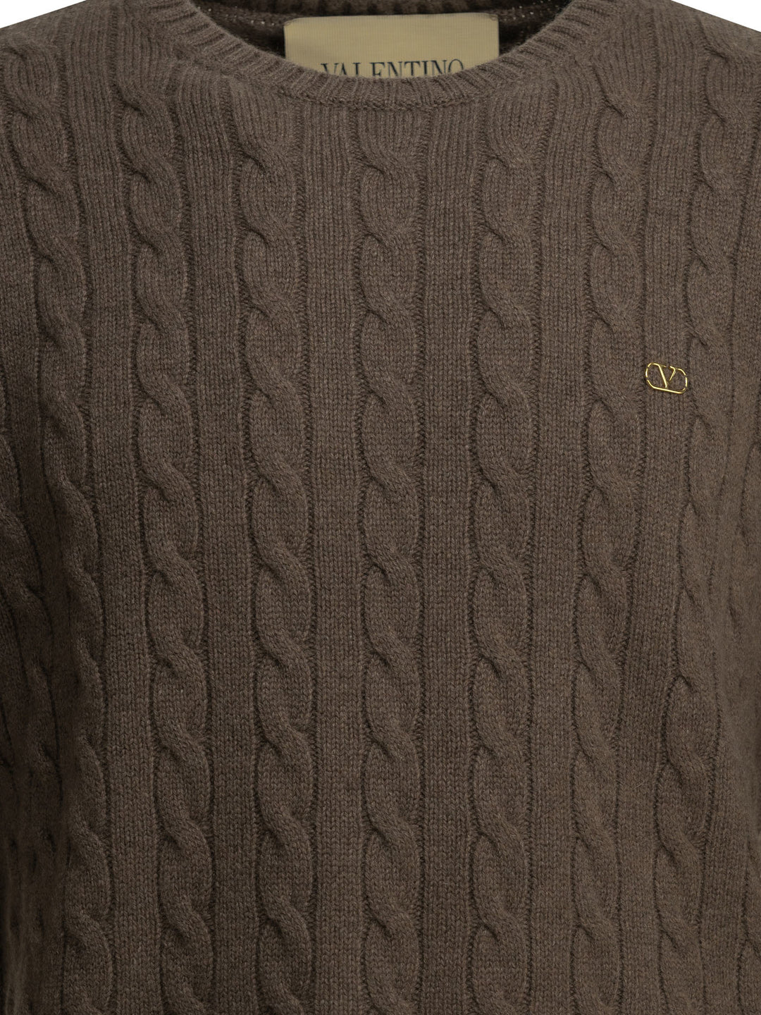 Valentino Vlogo Knitwear - Brown | b721be813a124fe429b6ccc339f6e1fc87a09813