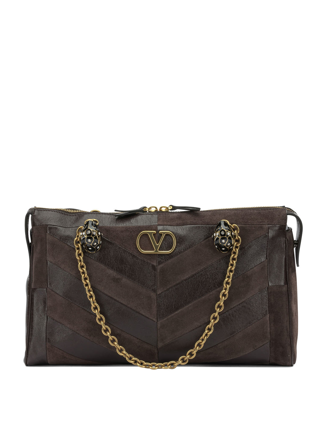 Valentino Garavani Panthea Shoulder Bags - Brown | c3237a49f1e7d828fa0cc598926318d1b7171830