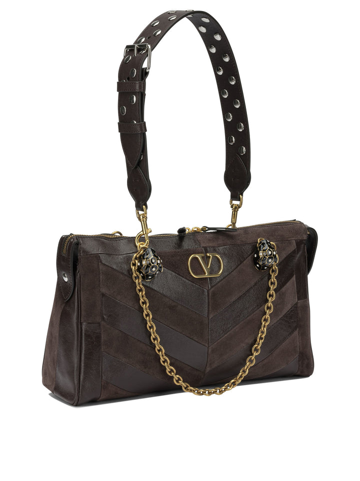 Valentino Garavani Panthea Shoulder Bags - Brown | 34b62e13ce9a9a424a7eeee011e46f6869335d9e