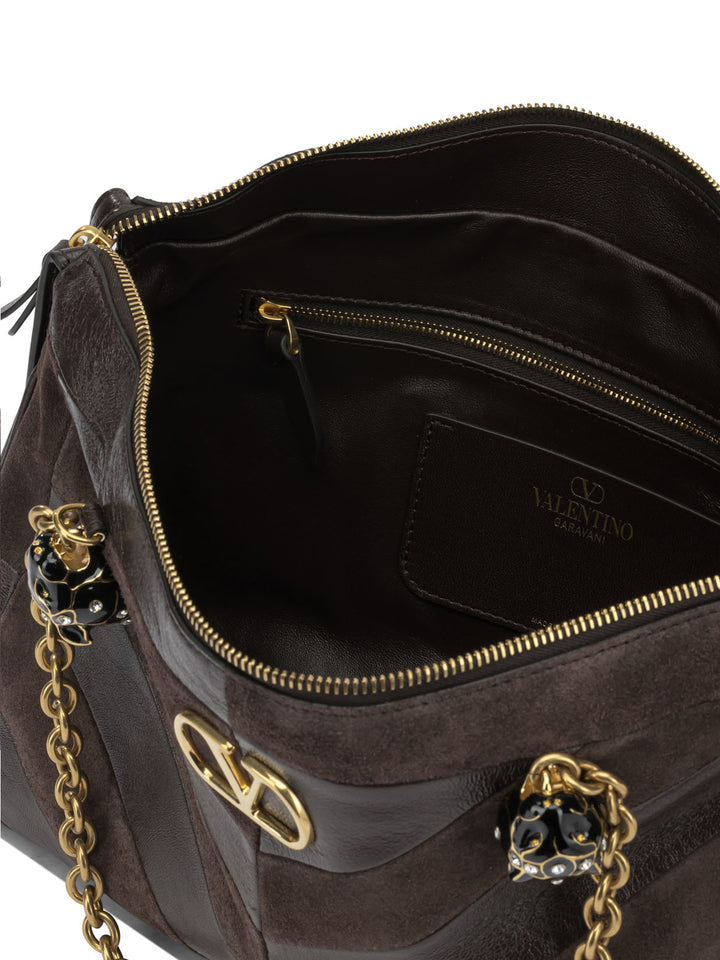 Valentino Garavani Panthea Shoulder Bags - Brown | 8dad9a626c8ea71f3993f2130bb646093c295c41