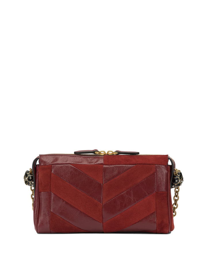 Valentino Garavani Panthea Shoulder Bags - Red | ec8959cf78324c984848fd0b73722c4209df9cff