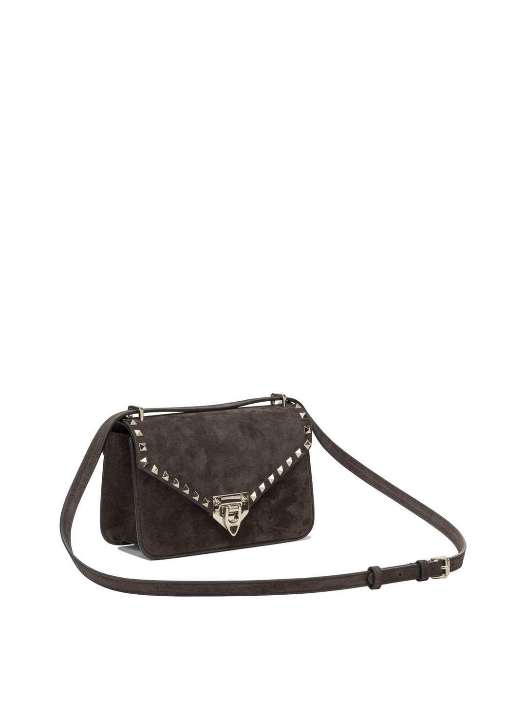 Valentino Garavani Rockstud Crossbody Bags - Brown | 22668afd4c7e3476f0071d46bfe8a223ea7f5586
