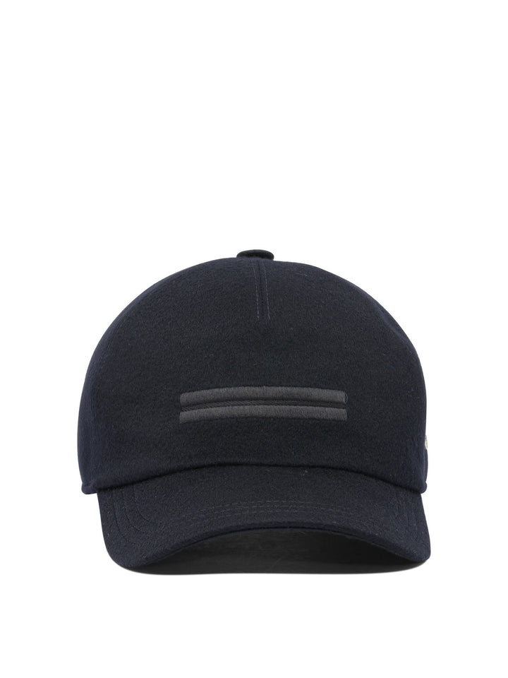 Zegna Cashmere Baseball Cap Hats - Blue | 4ffd59d28e3bfbb33f4c2072d0610d3d65520579