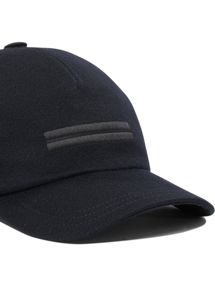 Zegna Cashmere Baseball Cap Hats - Blue | 9a6e4882884bad05205e7ed71592c7059c741dd3