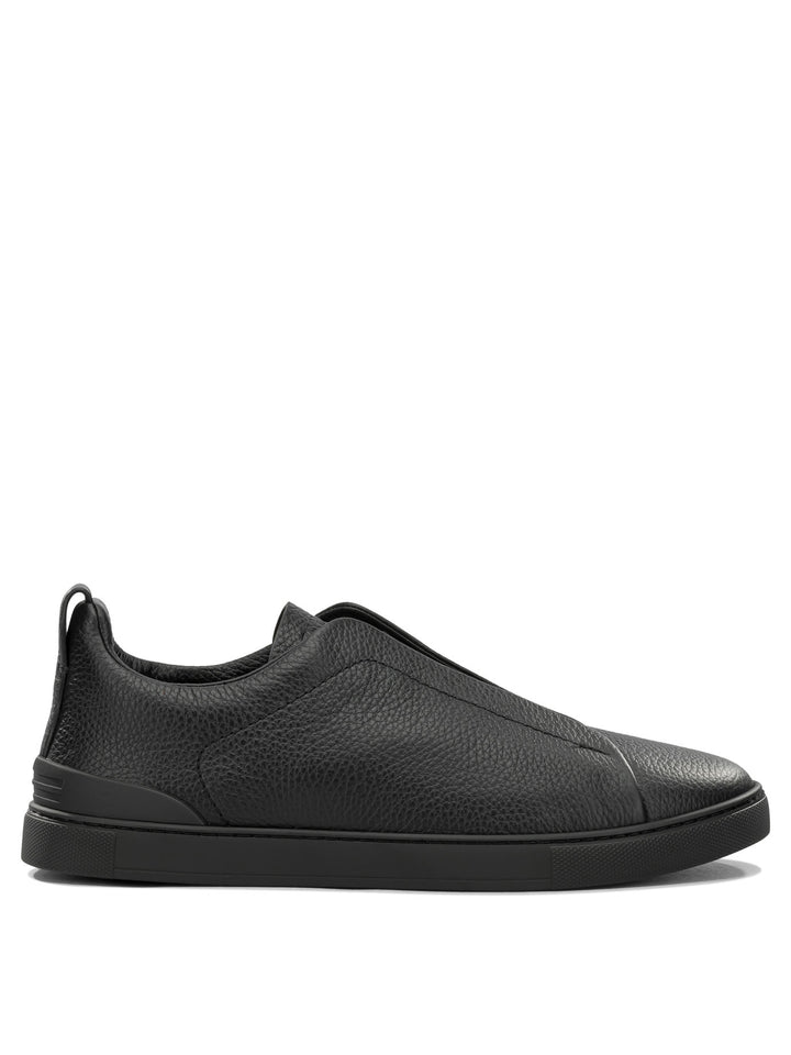 Zegna Triple Stitch™ Sneakers & Slip-On - Black | 72f360b0c5e644a327c6a3603275b7cdd7aa3c7f
