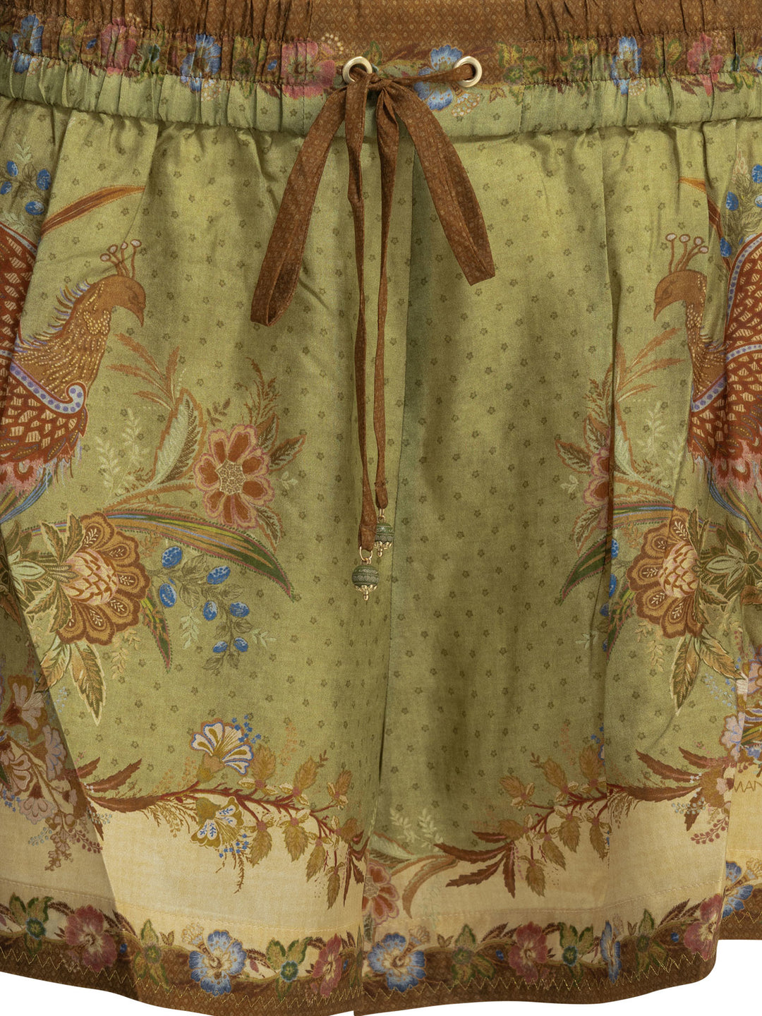 Zimmermann Indra Relaxed Shorts - Green | a8785a9cba1b6e64996c35073f47dfbfdd51e809