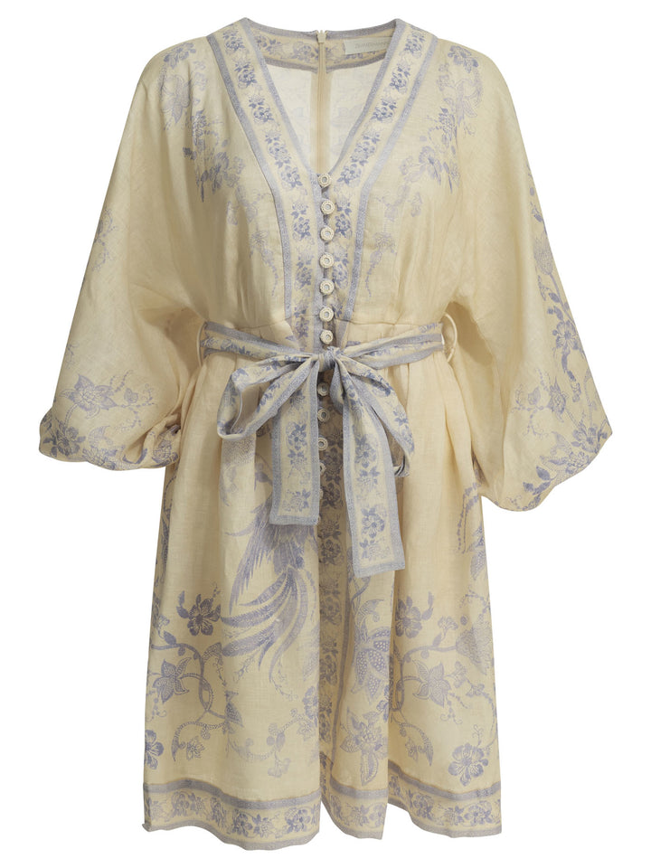 Zimmermann Indra Plunge Dresses - White | e5a11e120896bf66e28c594e40ad18fa51cadbec