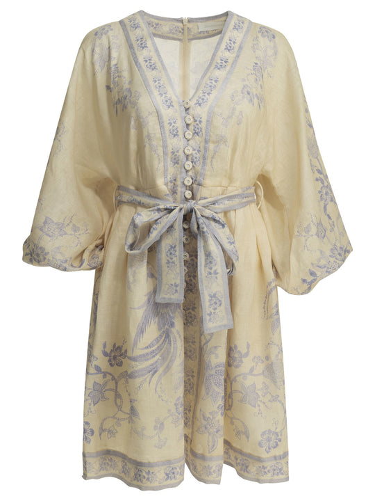Indra Plunge Dresses White