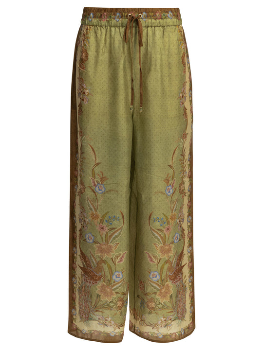 Indra Relaxed Trousers Green