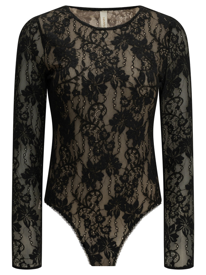 Zimmermann Lace Bodysuit Tops - Black | 03bad15d51935bc1972456d61fbcde20115960cf