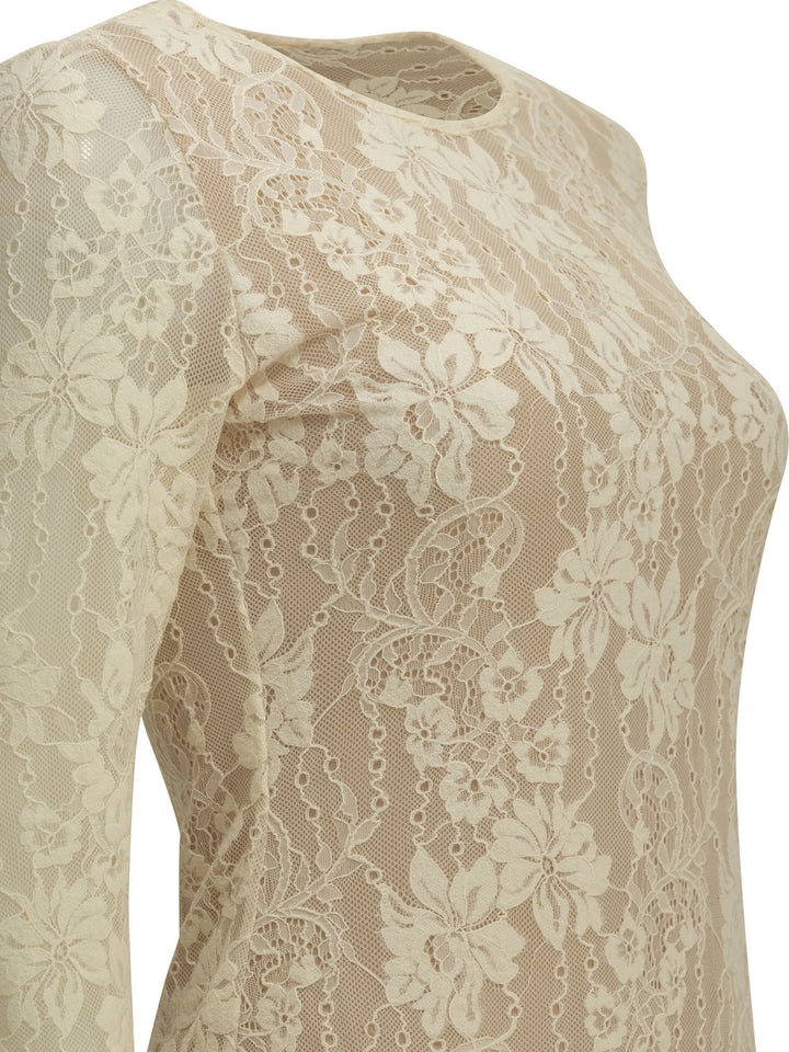 Zimmermann Lace Bodysuit Tops - White | 8cd61830a2568ef604b6c778de175b1a0c597e3c