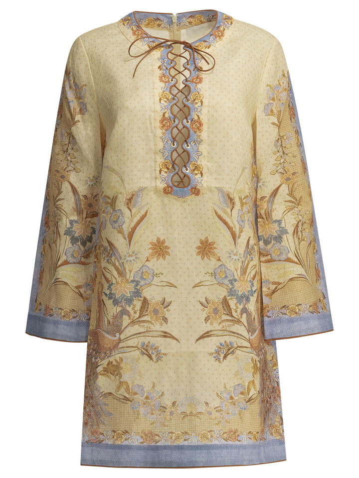 Zimmermann Indra Dresses - Beige | 35d911792c0c12ea56502d367fca26402ea38f7c