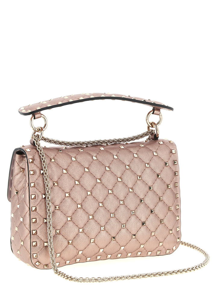 Valentino Garavani Rockstud Spike Shoulder Bags - Pink | e104659264b1d42eece7bd3dcc4ba81243a882bf