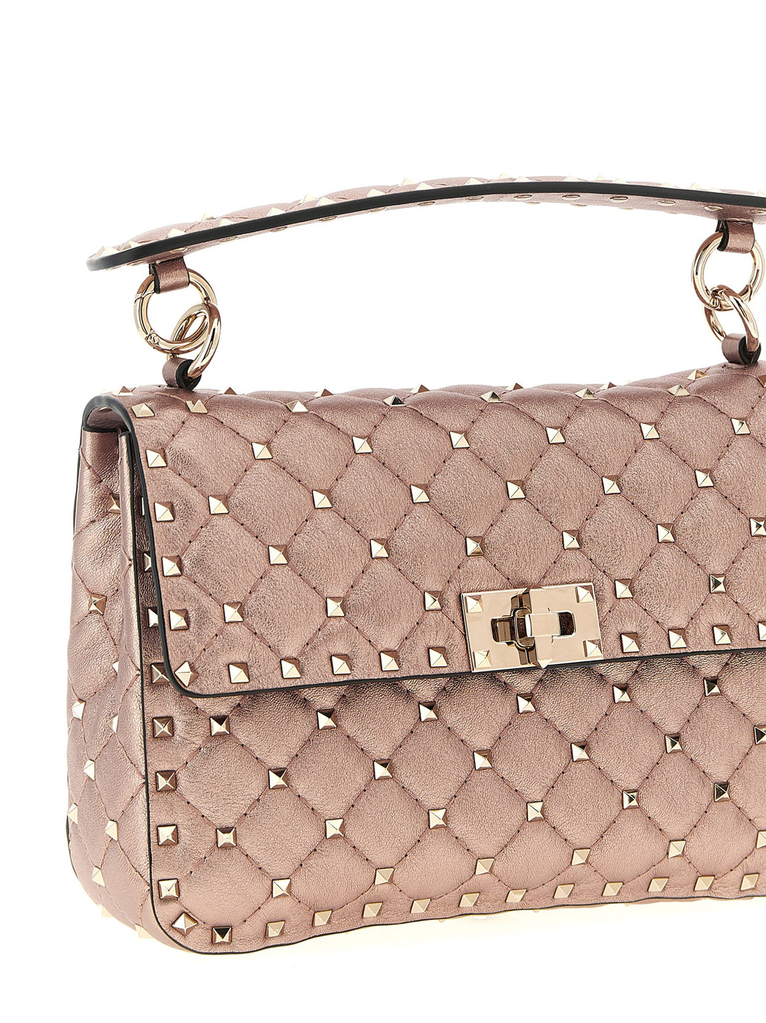 Valentino Garavani Rockstud Spike Shoulder Bags - Pink | c5793323f047f42d0242828ce183c938fa54b9da