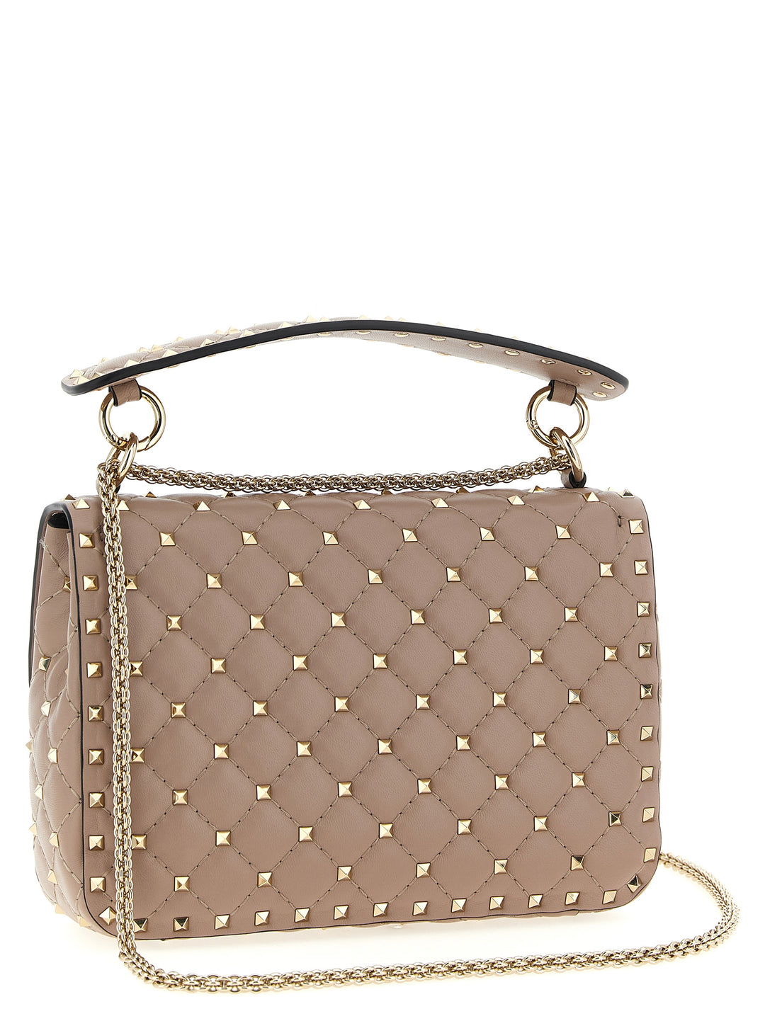 Valentino Garavani Rockstud Spike Shoulder Bags - Pink | 4076153f62f0c86adc55897c4402a33657d1b43c
