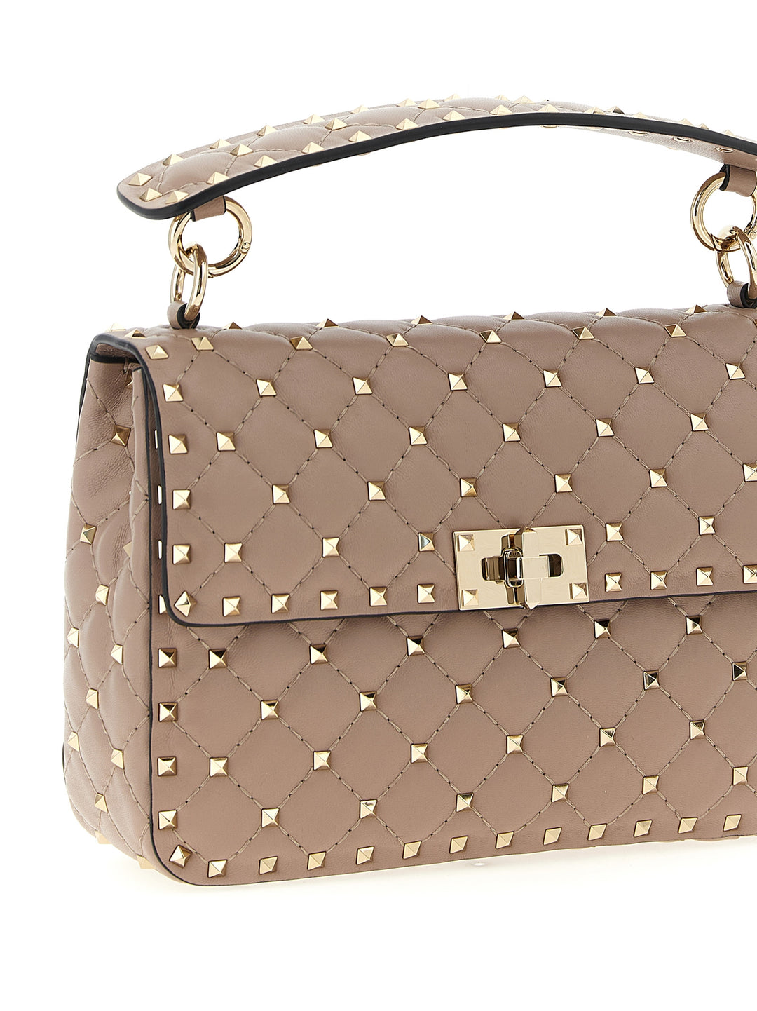 Valentino Garavani Rockstud Spike Shoulder Bags - Pink | 3c8c1a9b9d13e4881904d250481e4e387be4d375