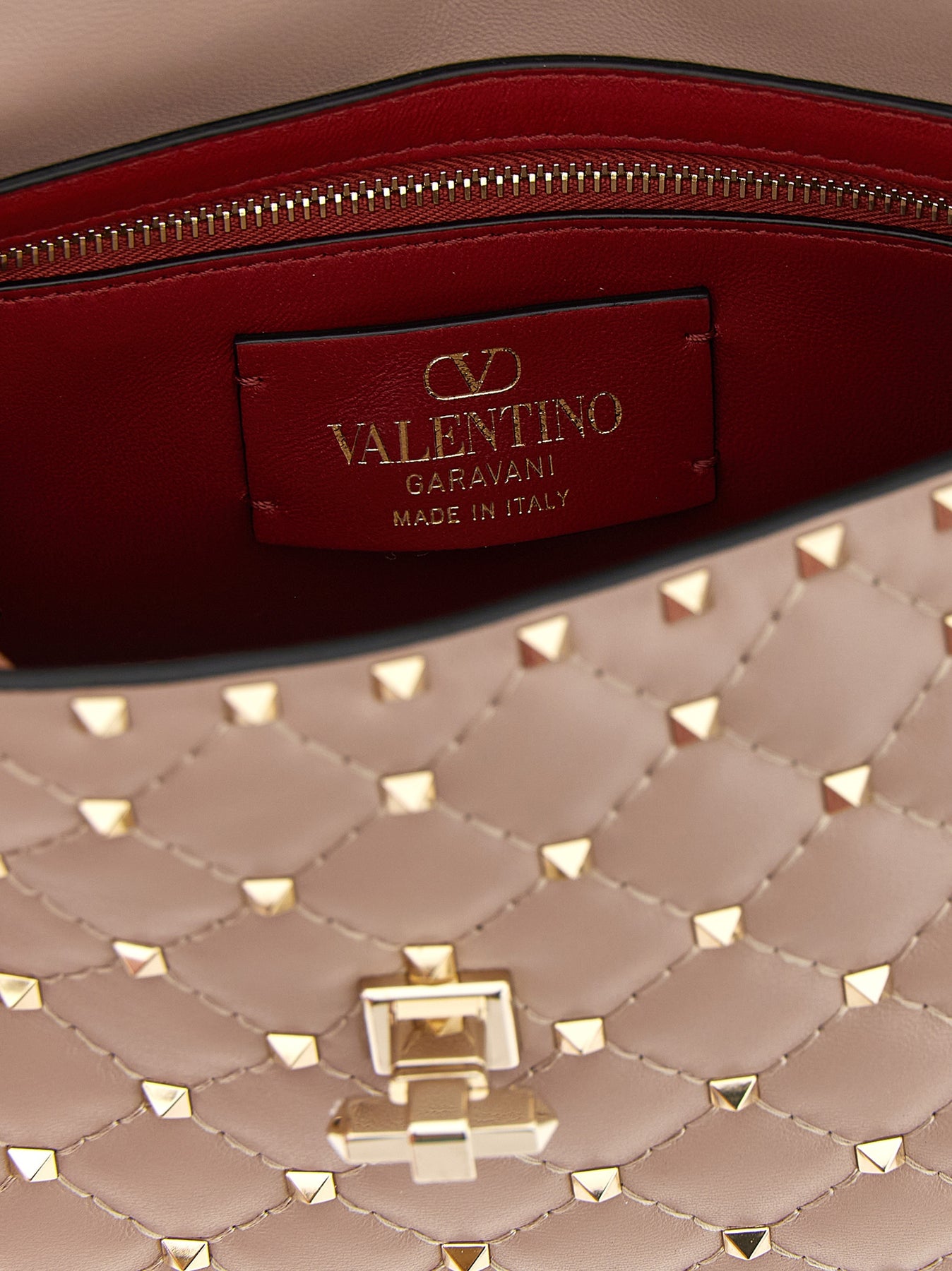 Valentino Garavani Rockstud Spike Shoulder Bags - Pink | 871bdd2c33253b29f9dbae6d03374e6209e9fabb