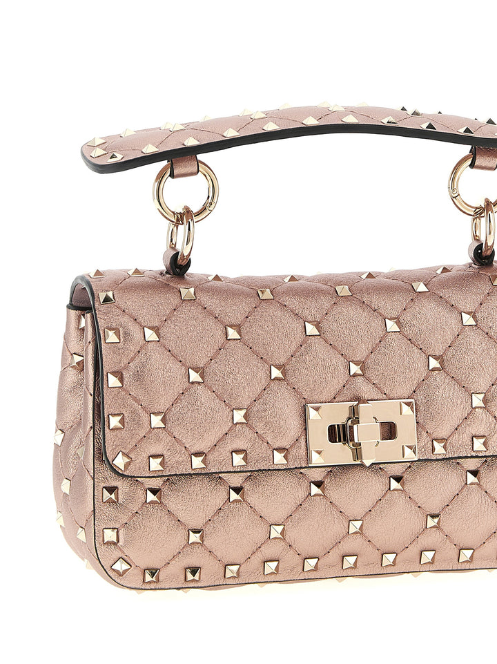Valentino Garavani Rockstud Spike Shoulder Bags - Pink | 93f0b36765a703716f20b537afdb8abf31cfd935