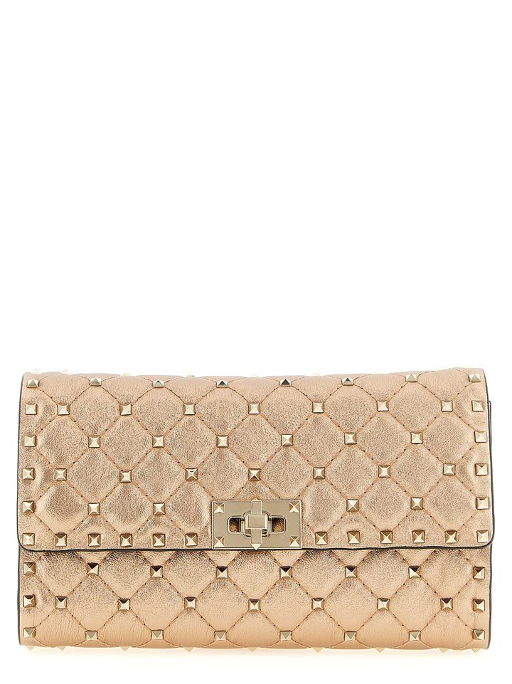 Valentino Garavani Rockstud Spike Crossbody Bags - Pink | 8e9922de23eeb587d08418354b213f55bebd6c79