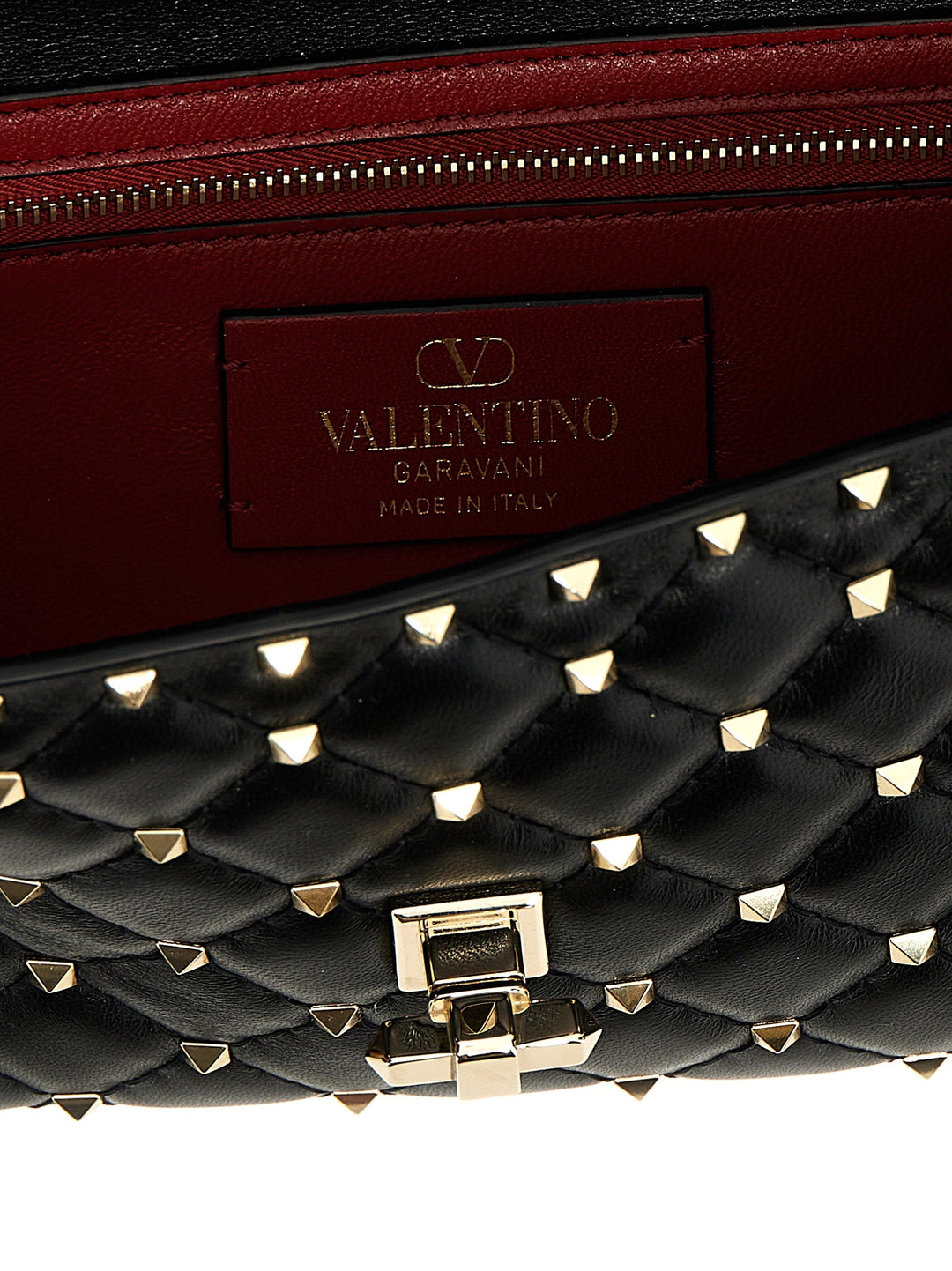 Valentino Garavani Rockstud Spike Shoulder Bags - Black | 48b01fa7de43c176e91ddd5f1c5c0709085cf241