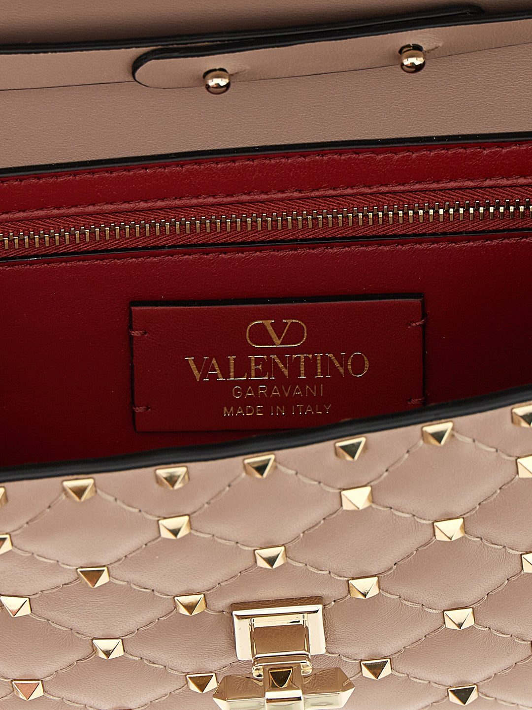 Valentino Garavani Rockstud Spike Shoulder Bags - Pink | ee3a63f601d4f618b7304c2e5d0d02e4af92d7cf