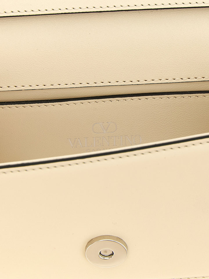 Valentino Garavani Locò Shoulder Bags - White | b1a35a520e97d8c06746e4f51dc78ce23ca77c20