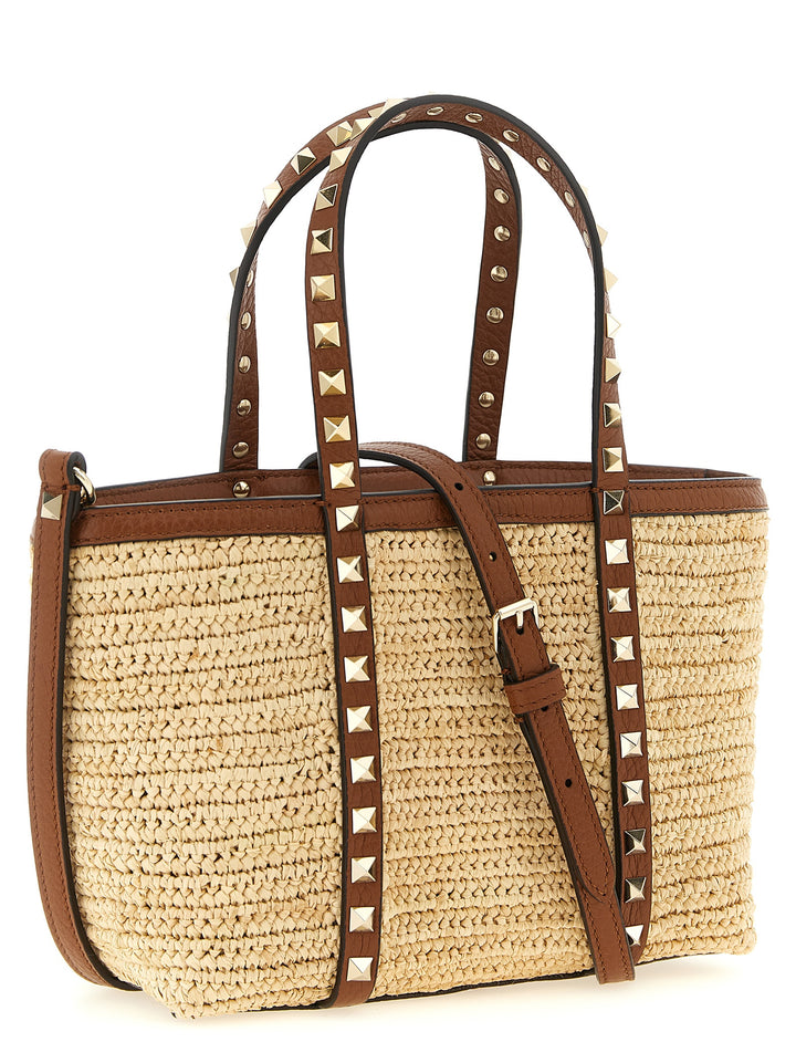 Valentino Garavani Rockstud Tote Bag - Beige | 682b4401eb40d725af798fac9f232601ccdce878