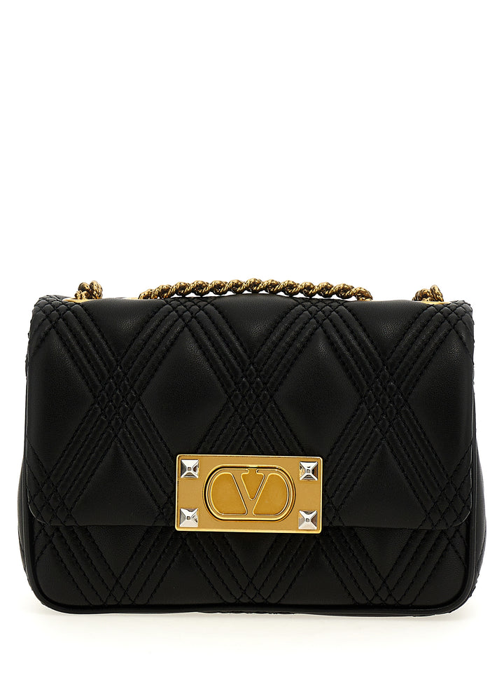 Valentino Garavani Quiltie 67 Shoulder Bags - Black | 98c788fc1122514d52b9b7b55d57ebb169b8f3ff