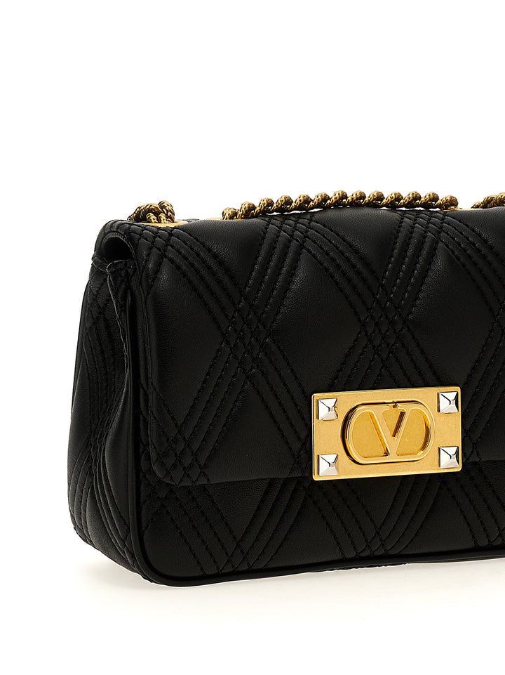Valentino Garavani Quiltie 67 Shoulder Bags - Black | e130ea7ee0bdbc30d5e8df8985cf88882e98dd13