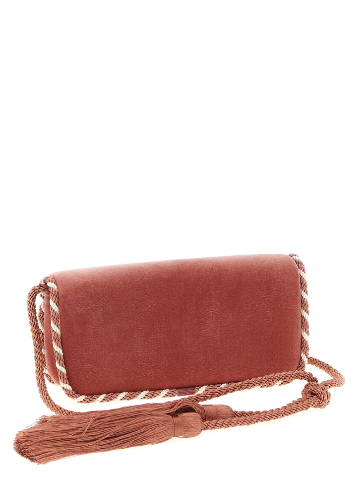 Valentino Garavani Locò Clutch - Pink | 4a0bbe117c74811a4df90453a369fe18247322e5