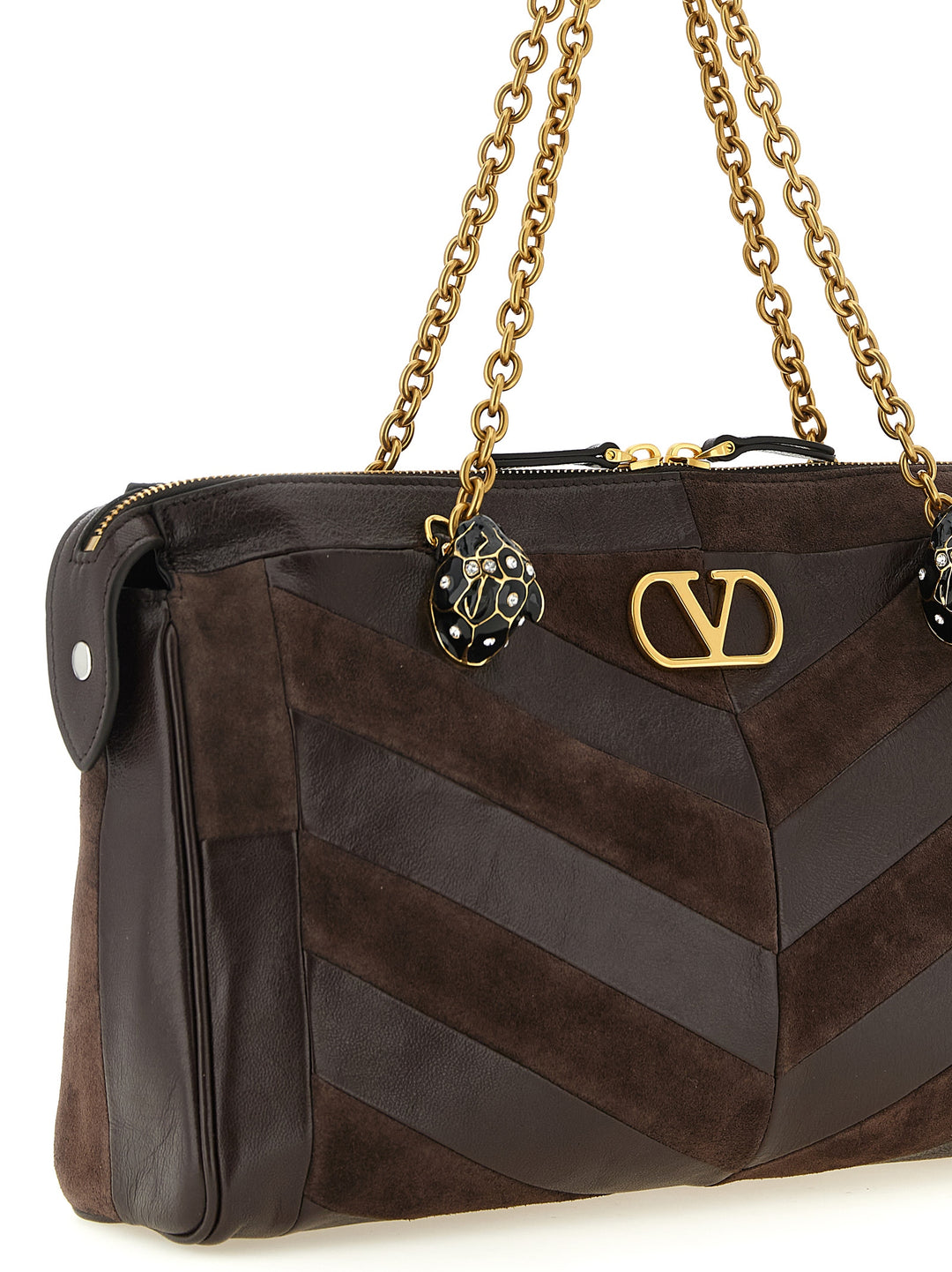 Valentino Garavani Panthea Shoulder Bags - Brown | 0cea3755554924b8a441021529784c0d21fcf21d