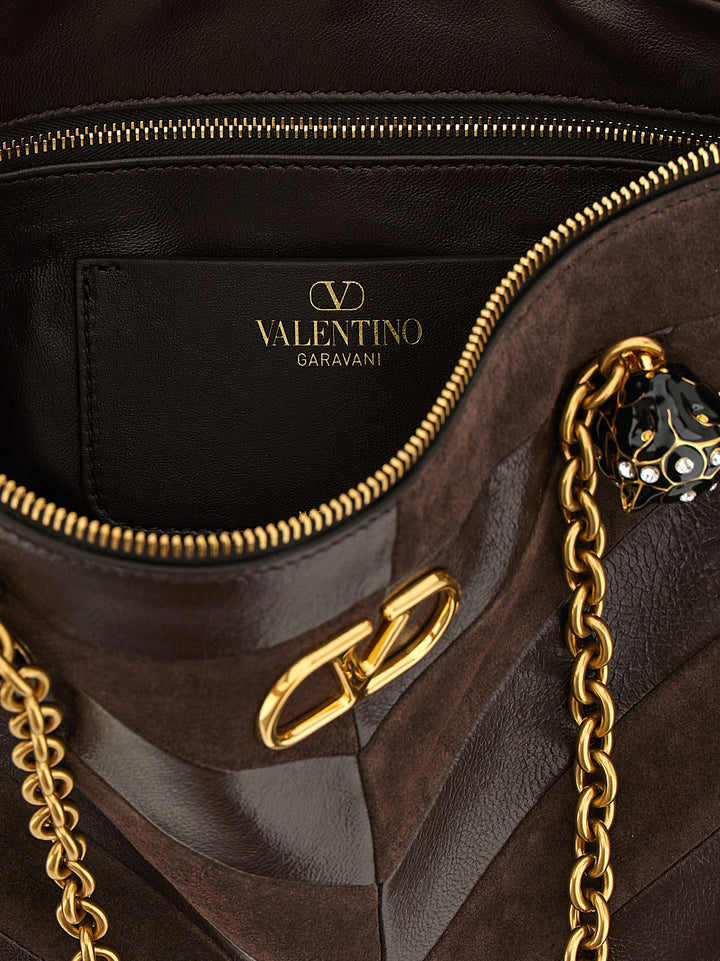 Valentino Garavani Panthea Shoulder Bags - Brown | fffa1472de259dbeb1e1de38fafcbb7915bd2141