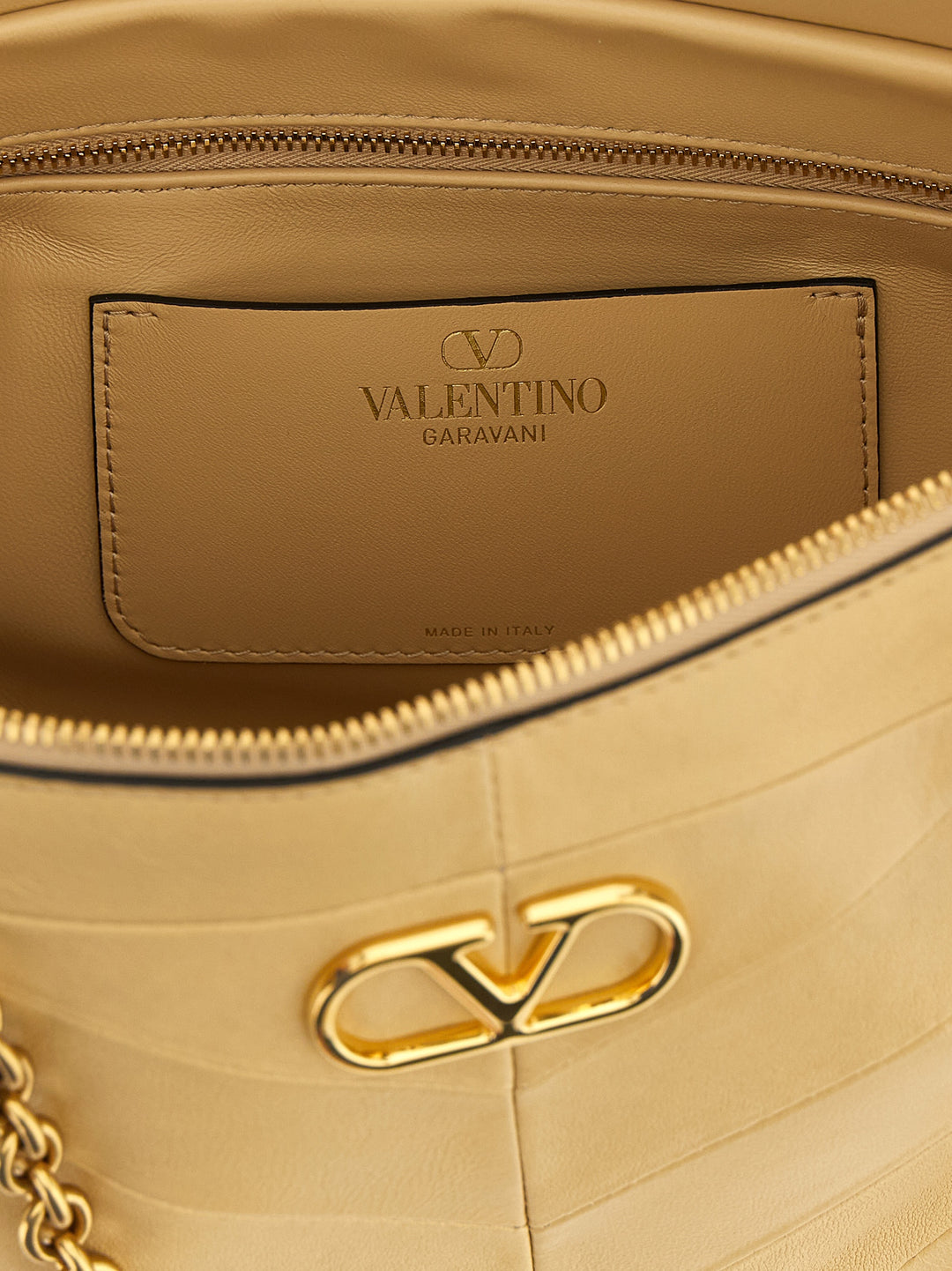 Valentino Garavani Panthea Shoulder Bags - Beige | 89d685dbb906a89c02bb2934f58c0a341a073dc4