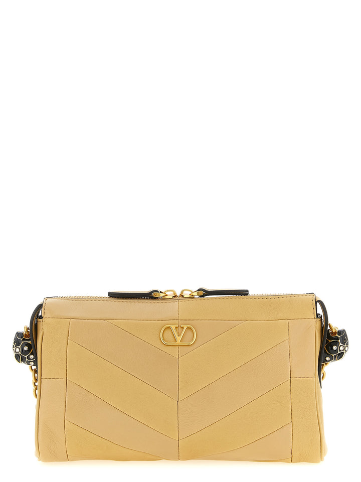 Valentino Garavani Panthea Crossbody Bags - Beige | 7ff5ab8d9394d00e13c9d39174fae7fcfbef4858