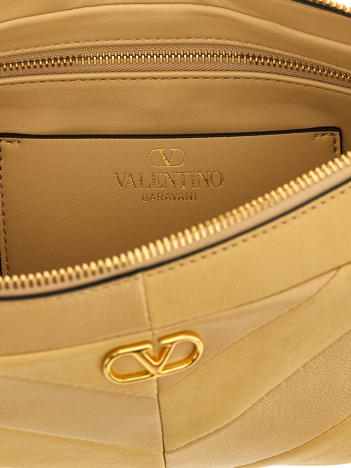 Valentino Garavani Panthea Crossbody Bags - Beige | ea23e77c98b297ff8710685a0c3ce4fc3b486148