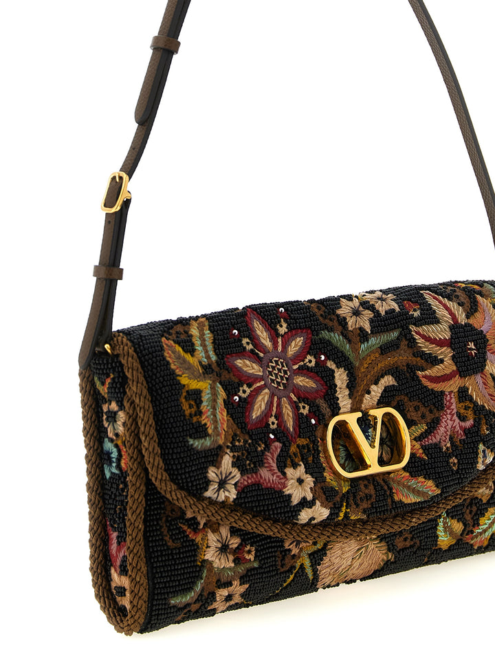 Valentino Garavani Devain Shoulder Bags - Black | 0494cf267f8696599443d54c5c74f7e62950e918