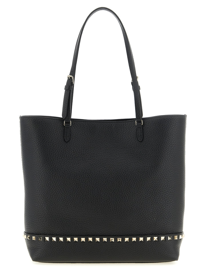 Valentino Garavani Rockstud Medium Shoulder Bags - Black | c1d512e1cfaffe9c70a1c1020ad9842bb0ab9e3f