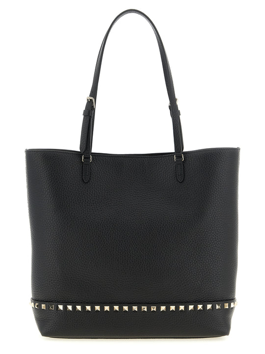 Rockstud Medium Shoulder Bags Black