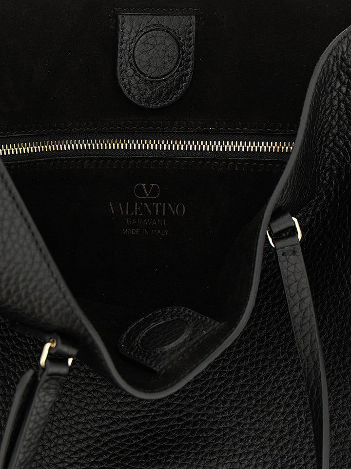 Valentino Garavani Rockstud Medium Shoulder Bags - Black | 11b315af8371f8aabf48c1b85a3181bc1f10e614