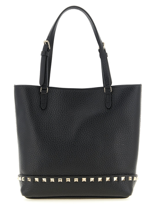Small Rockstud Shoulder Bags Black