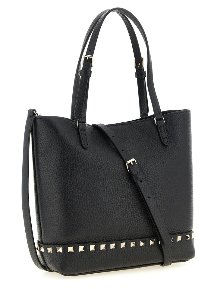 Valentino Garavani Small Rockstud Shoulder Bags - Black | ef1db8e8703e7b2bf2035f79651452ab377333a1