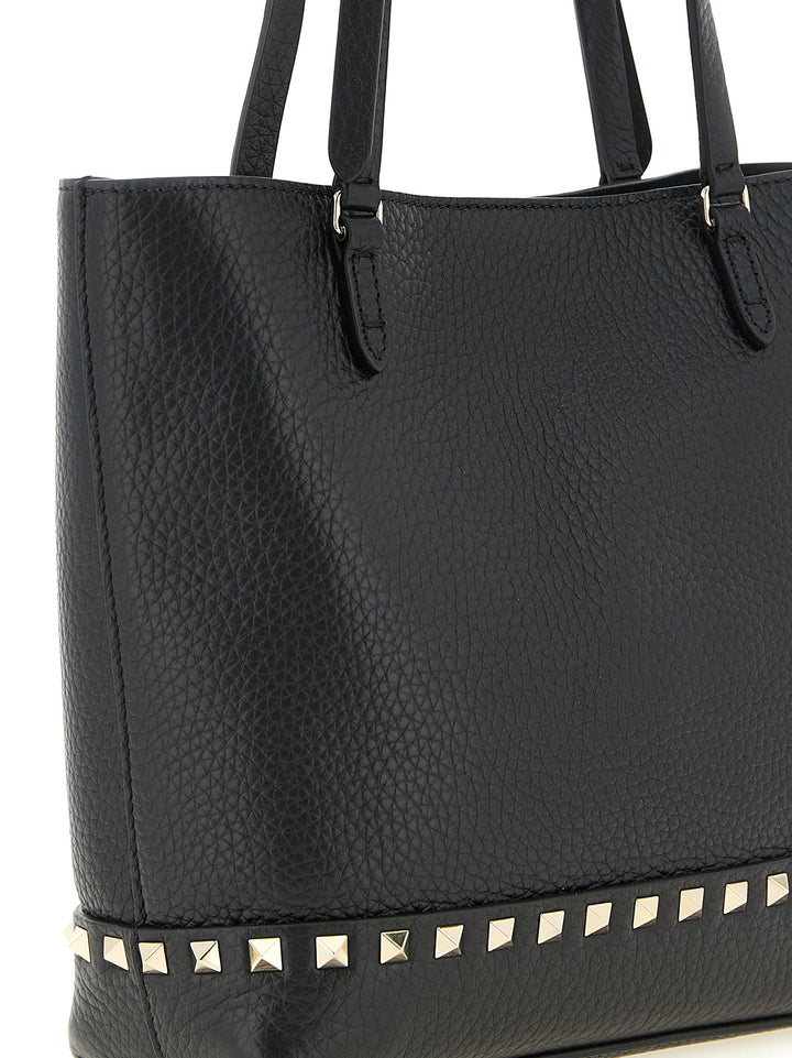 Valentino Garavani Small Rockstud Shoulder Bags - Black | 3dab85c915d802dbdb7656e4c6357f45472d368b