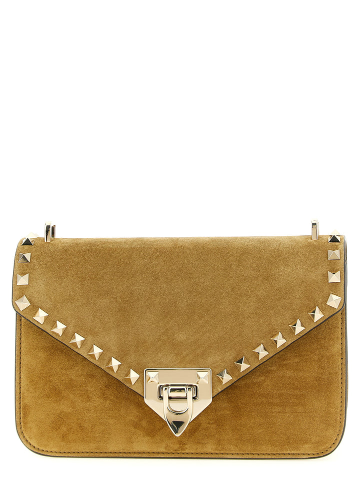 Valentino Garavani Rockstud Crossbody Bags - Beige | 4224fdb0b622053422c595e6866aebfb32f0f0bf